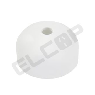 Ceiling Rose Round White 10A 4 Terminal Surface Ring | Dexton