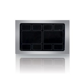 Z Series Double Gang Remote Light Controller | Silver