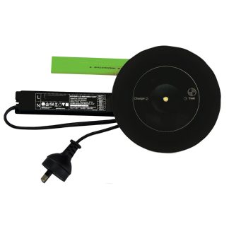3W LED Recessed Spitfire Emergency Light | 70mm Cutout | Black | 3A Lighting