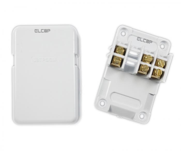 Miniature Junction Box With 3 Terminals and Connectors Zippy